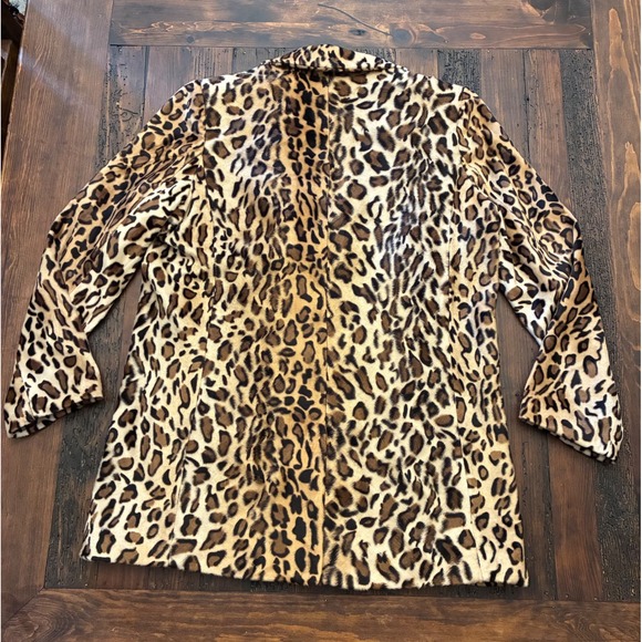 Philosophy Faux Leopard blazer, women's size large - Picture 5 of 5